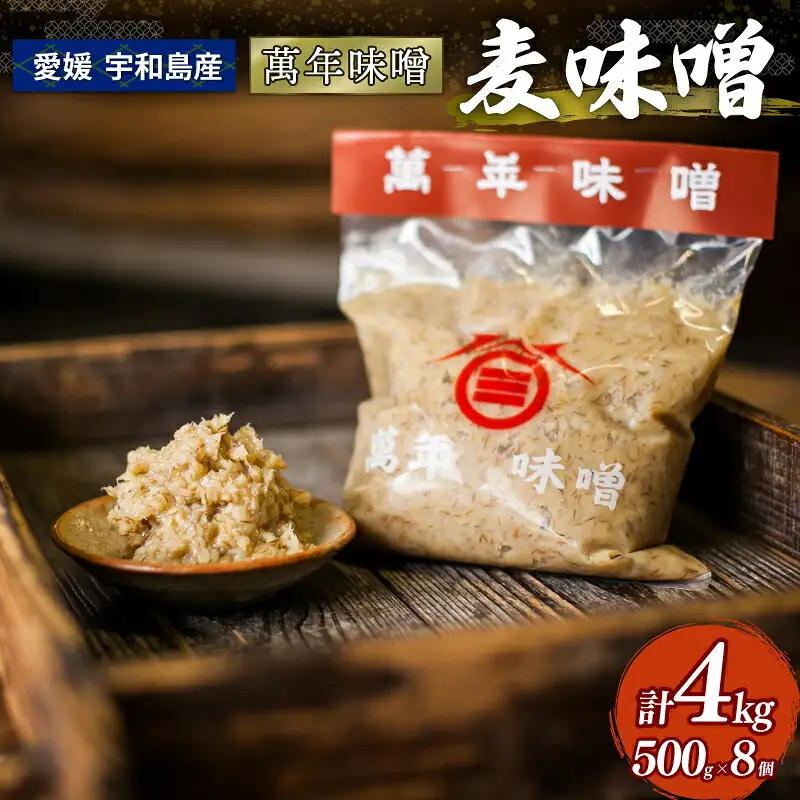 味噌 麦味噌  伊予醸造 【4kg】 味噌 J010-107001