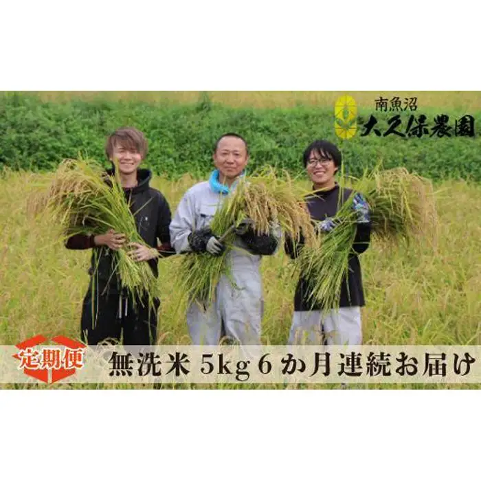 【令和8年産新米】【６ヶ月定期便】南魚沼産コシヒカリ　特別栽培米　八富米　　無洗米５ｋｇ×全6回【2026年10月中旬から1ヶ月以内に順次発送予定】