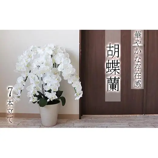 【造花】胡蝶蘭 7本立
