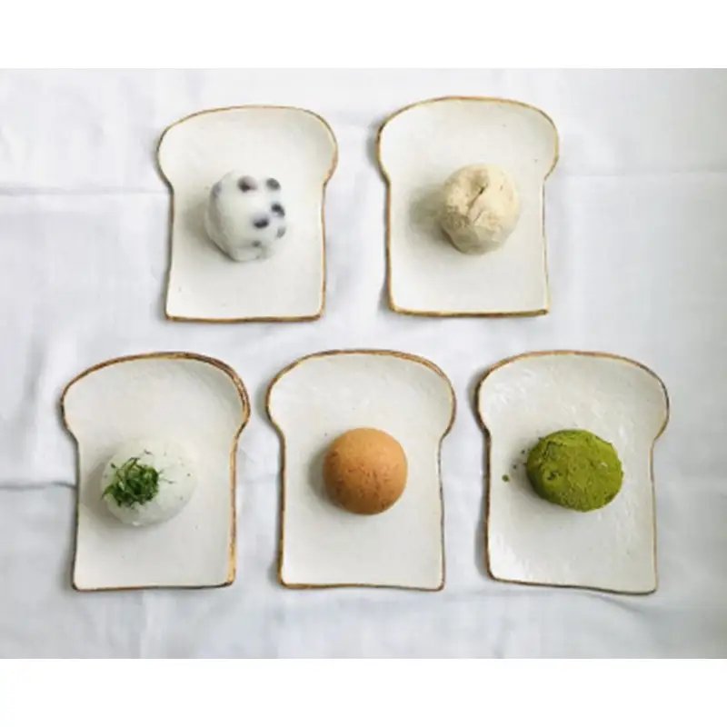 食パンの皿　ショートケーキサイズ　5枚セット【716】_HA0974