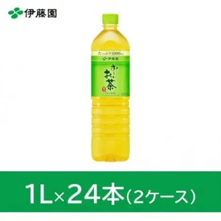 おーいお茶緑茶1L　24本(2ケース)　伊藤園【1257765】