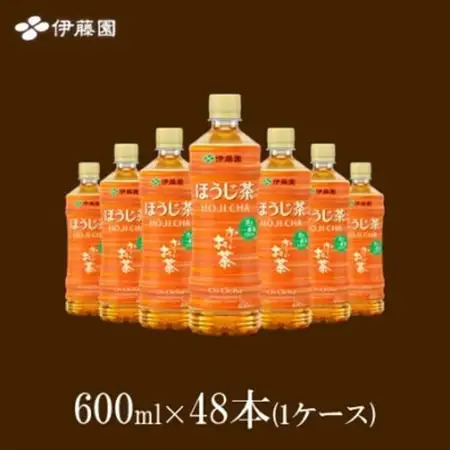 おーいお茶ほうじ茶600ml　48本(2ケース)　伊藤園【1285684】