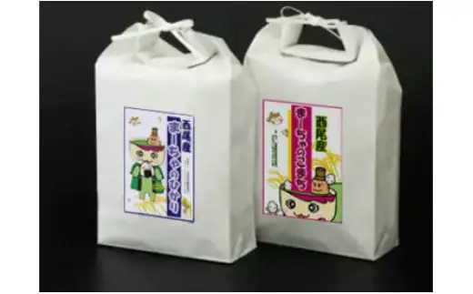 【令和7年産】西尾のお米10kg(こしひかり5kg・あきたこまち5kg)・K217-26