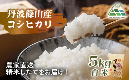 【令和7年産】丹波篠山産コシヒカリ白米5kg BE15