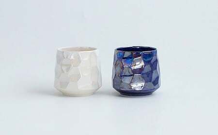 有田焼 麟 Lin NY+ ロックカップペア 抗菌コーティング 金照堂 bj014