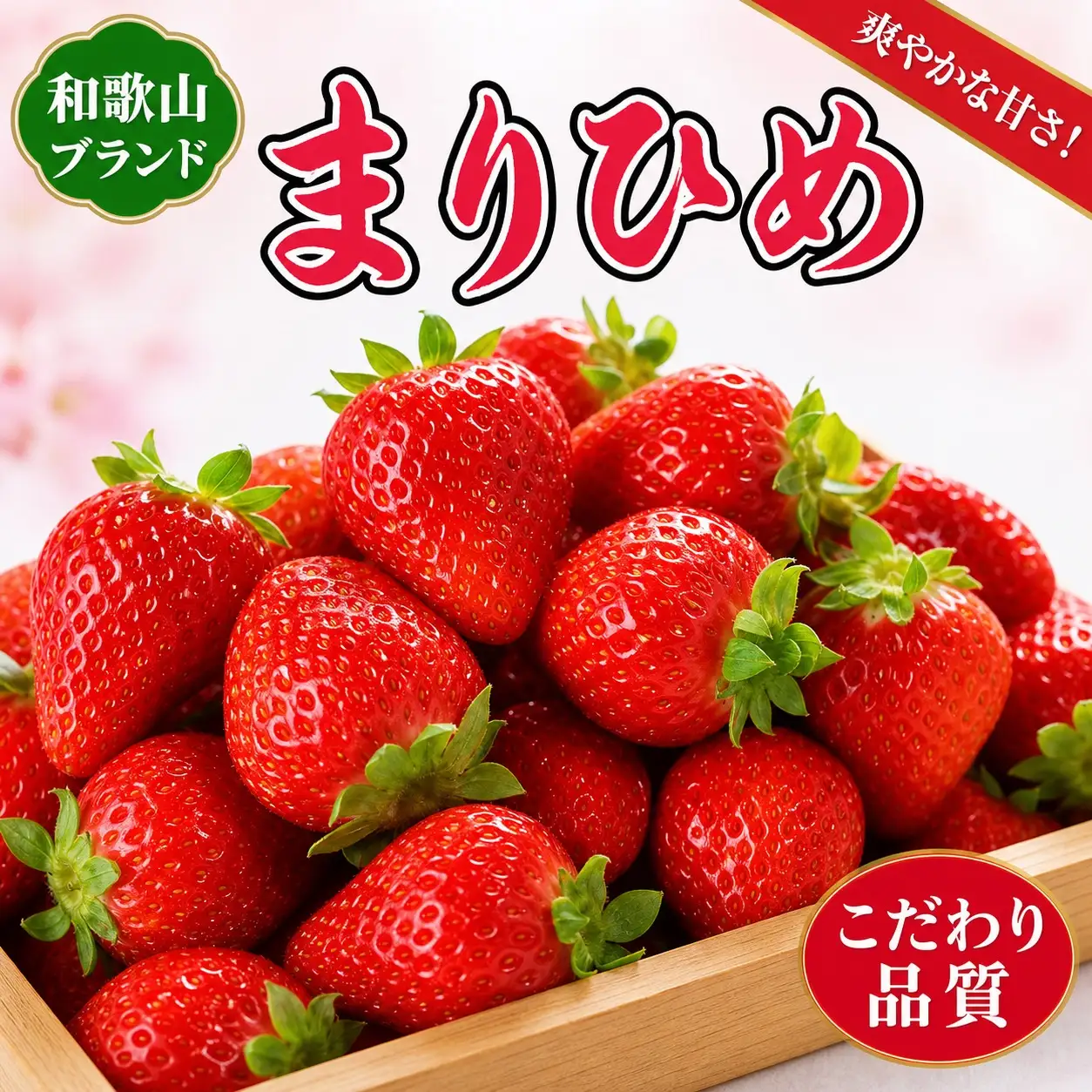 【来シーズン先行予約】紀州和歌山ブランドいちご「まりひめ」約250g×4P※2027年3月上旬頃～3月下旬頃に順次発送予定（お届け日指定不可）【uot758B】
