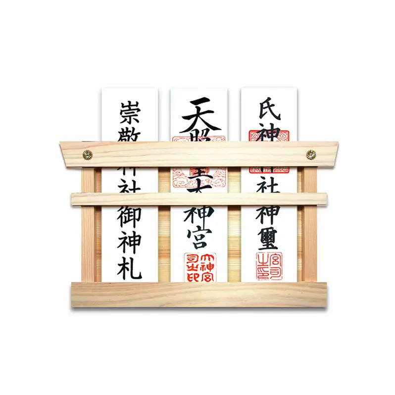 簡易神棚 3枚用 神棚神具セット 北海道 簡易神棚 桧
