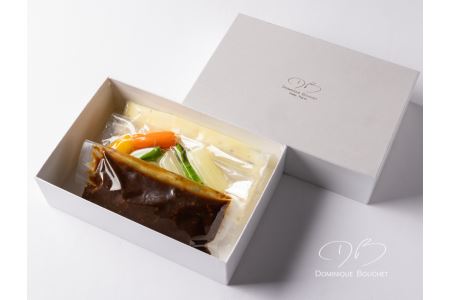 松阪牛テールの赤ワイン煮込み（2セット）【ドミニク・ブシェ トーキョー】おうちでふるなび美食体験 FN-Limited683236