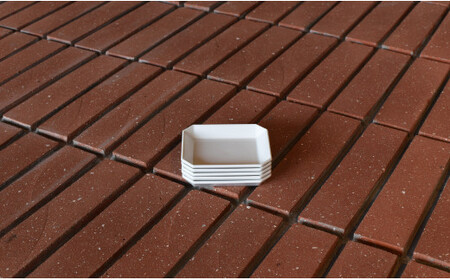 1616/ TY Square Plate 90 White 5枚セット【1616/arita japan】有田焼 器 食器 皿 豆皿 角皿 スクエア プレート ホワイト シンプル eb016