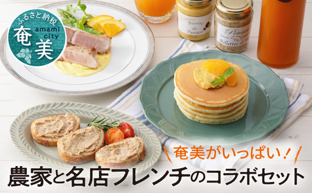奄美 がいっぱい！農家 と 名店 フレンチ の コラボ セット A035-002 詰合せ 詰め合わせ パッションフルーツ パッションフルーツジュース パッション フルーツジュース フルーツ 果物 くだもの 加工品フレンチレストラン ブッセ 調味料 果実飲料  鹿児島県 奄なつファーム ふるさと納税 鹿児島 奄美市 おすすめ ランキング プレゼント ギフト