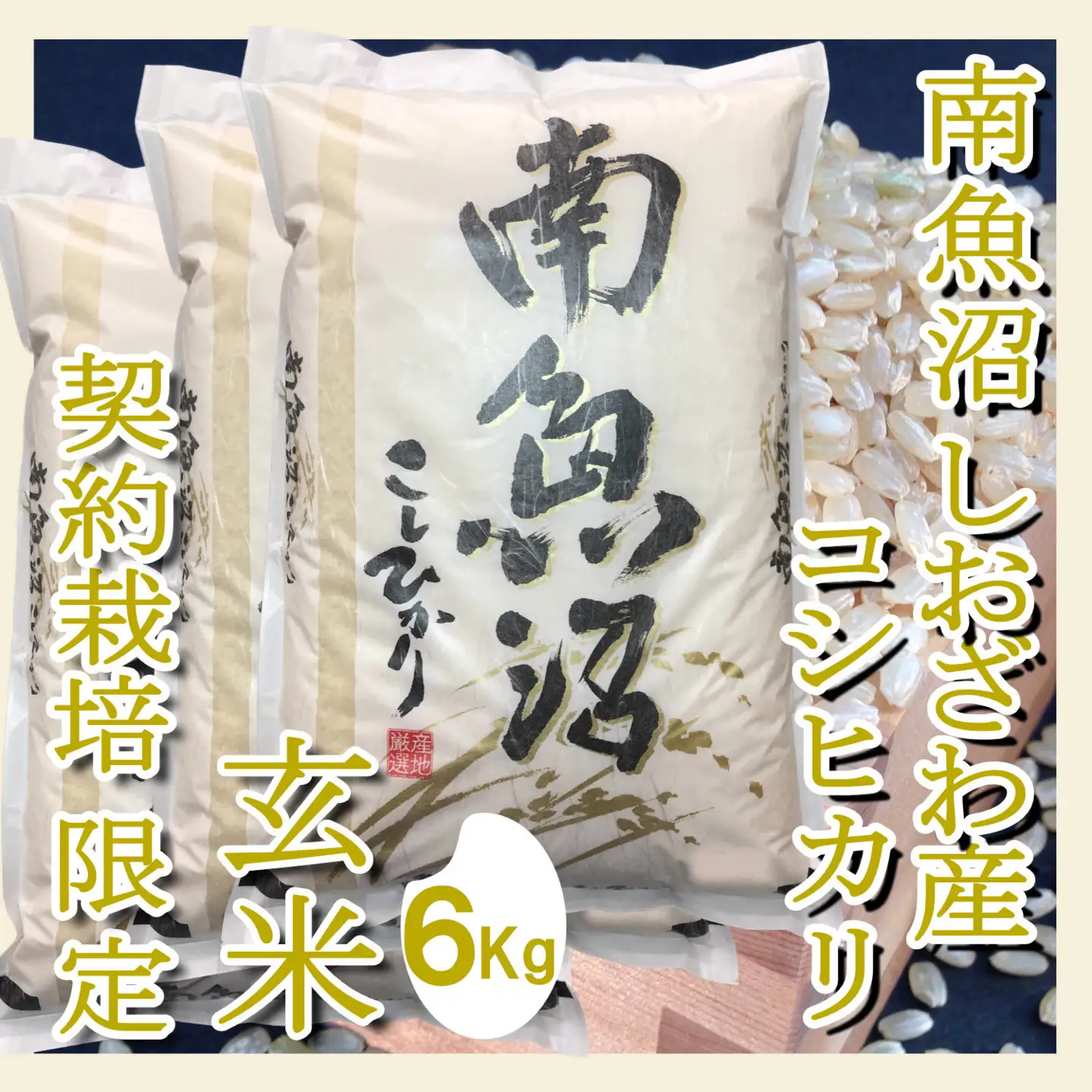 【令和7年産】【定期便6Kg×6ヶ月】●玄米● 生産者限定 南魚沼しおざわ産コシヒカリ【定期便 銘柄米 ブランド米 玄米 こしひかり コシヒカリ 魚沼産 新潟米 産地直送 お米 米 こめ コメ ご飯 御飯 ごはん】