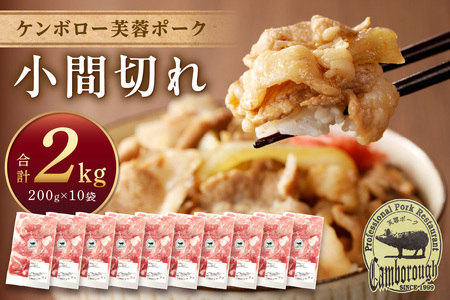 国産 豚肉 こま切れ2kg 豚肉 【002_1966】