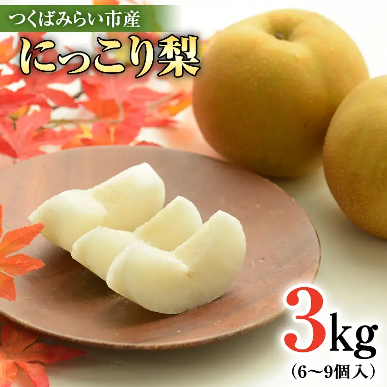 にっこり梨 3kg 【10月発送開始】