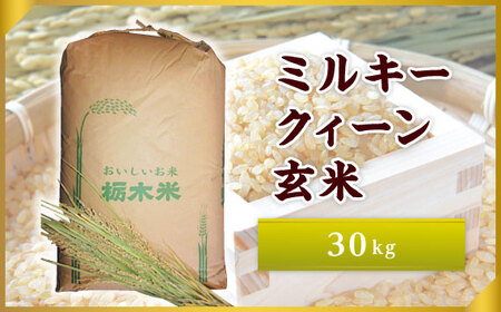 No.167 おいしさ直送「ミルキークィーン玄米30kg」