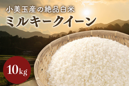 【 令和7年産 】小美玉産 ミルキークイーン 10kg みるきーくいーん 米 10キロ お米 白米 国産 ごはん おにぎり 弁当 茨城県 小美玉市 17-J