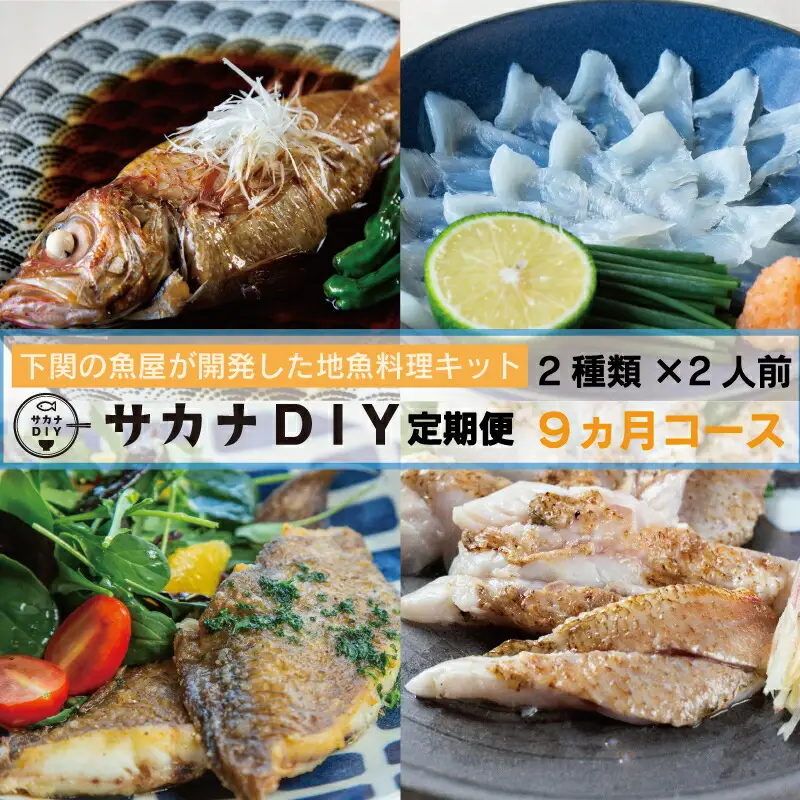 【定期便9回】 2人前 冷凍 魚料理定期便