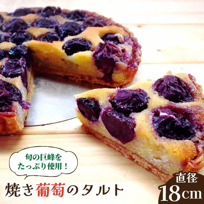 【2026年8月中旬-発送】【予約制のタルト専門店】焼き葡萄のタルト / ぶどう タルト たると ケーキ タルトケーキ スイーツ デザート / 南島原市 / アトリエジジ [SAA001]