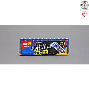 乾電池 BIGCAPA PRIME 単4形12本パック LR03BP／12P　8個セット アイリスオーヤマ