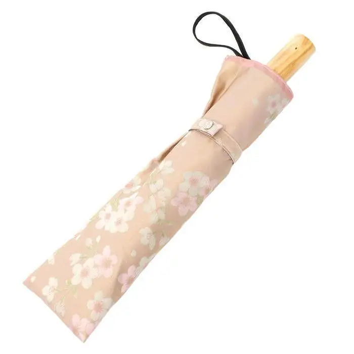 槙田商店【晴雨兼用】折りたたみ傘 ”絵おり” 桜