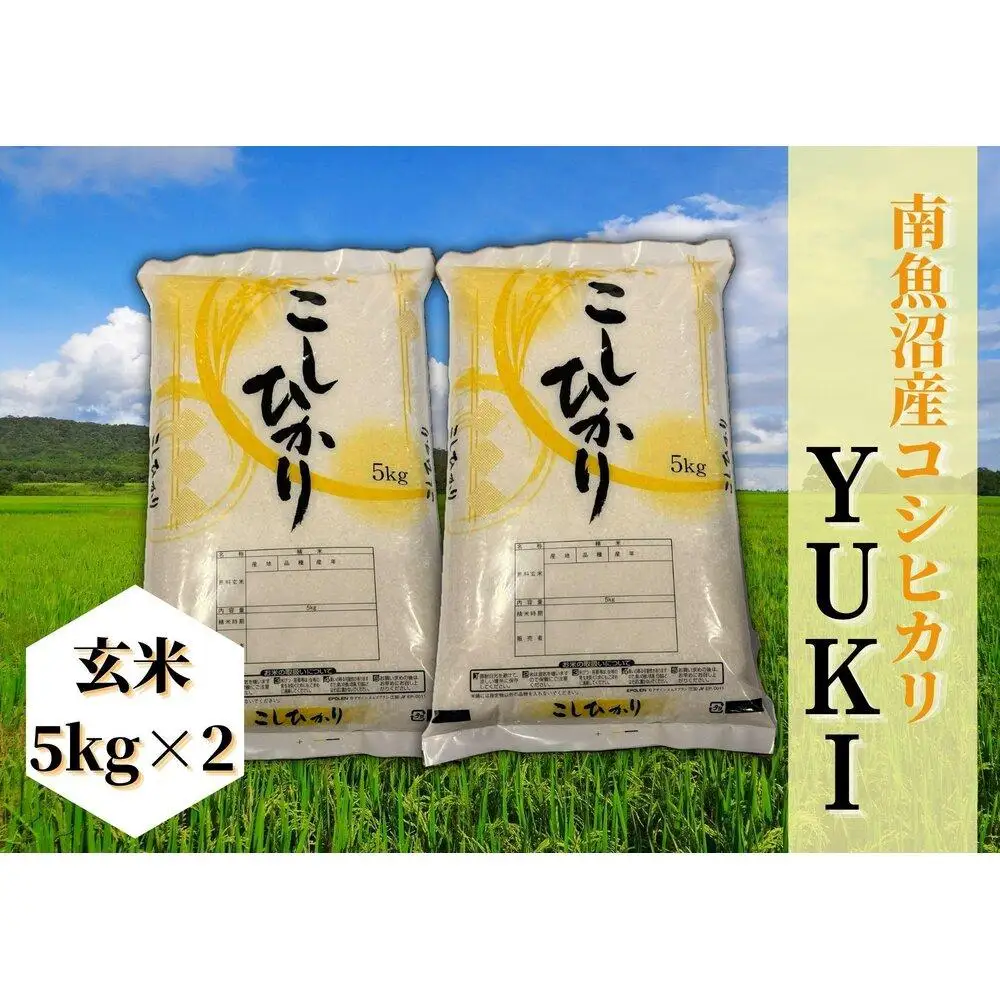 【令和8年産 新米予約】南魚沼産コシヒカリ「YUKI」玄米10kg 新潟県の特A地区南魚沼市の美味しいお米【銘柄米 ブランド米 玄米 こしひかり コシヒカリ 魚沼産 新潟米 産地直送 お米 米】【2026年10月上旬より1ヶ月以内に順次発送予定】