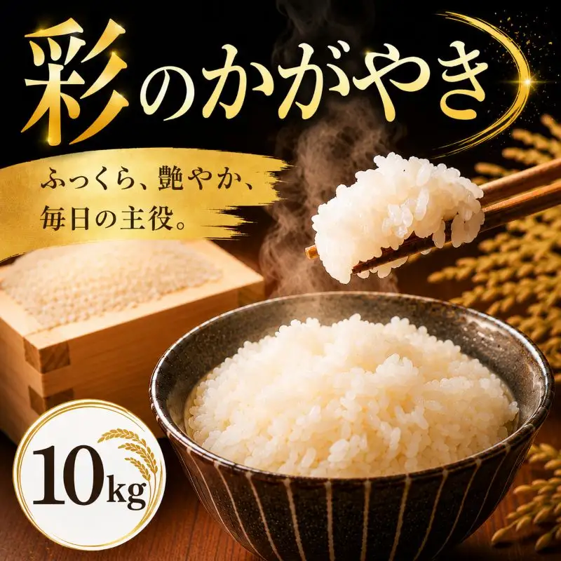 【精米】 令和7年産 彩のかがやき 10kg 米