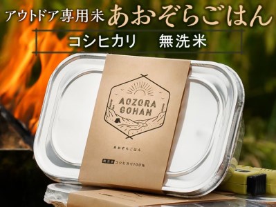 アウトドア専用 「あおぞらごはん」 120g×4パック 【ご飯 お米 コシヒカリ 白米 無洗米 栃木県産 さくら市産 コメ アウトドアクッカー メスティン ソロキャンプ アウトドア 料理 手軽 簡単 便利 軽量】 ※着日指定不可 ※北海道・沖縄・離島への配送不可◇