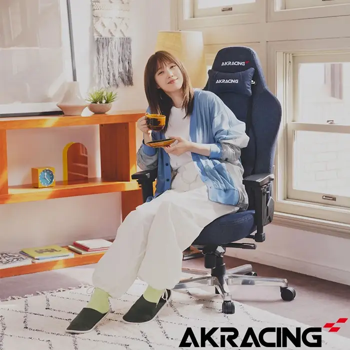 AKRacing Premium Denim（ヘッドレスト・ランバーサポート付き）エーケーレーシング ゲーミングチェア