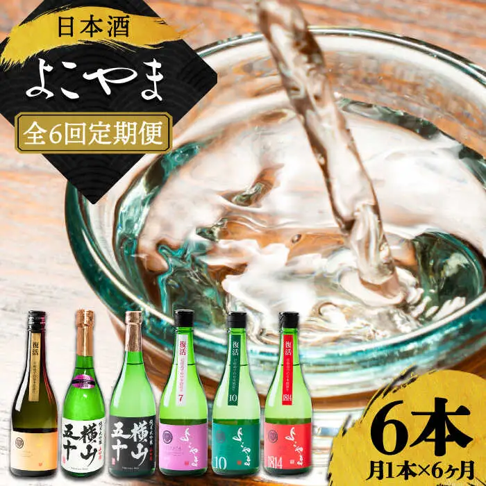 【全6回定期便】 日本酒 よこやま 定期便（15度）《壱岐市》【ヤマグチ/重家酒造】[JCG114] お酒 日本酒
