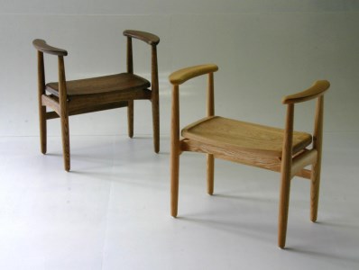飛騨の職人が製作 エントランス スツール（ナチュラル）飛騨の家具 北々工房