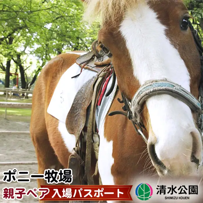 清水公園 ポニー牧場 親子 ペア 年間 入場 パスポート