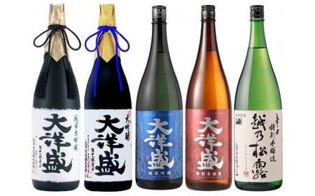 E4040  大洋盛セットR（一升瓶飲み比べ5本セット）
