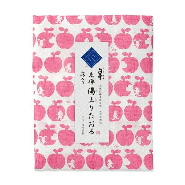 白雪ふきん タオル 白雪友禅湯上りたおる ふきん（白雪姫／ポムレッド） 9-021