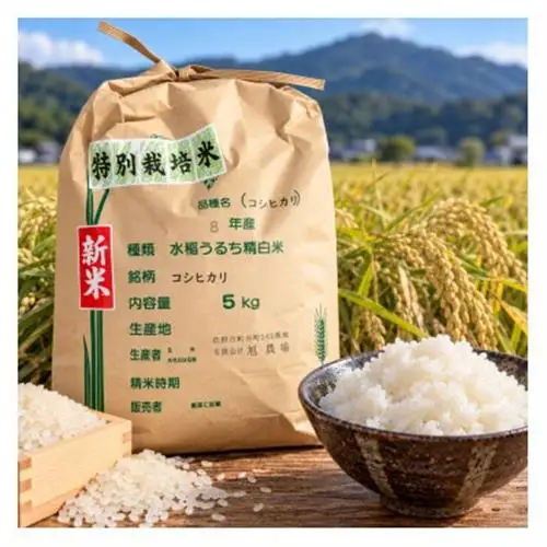 令和8年収穫　栃木県佐野市産コシヒカリ 5kg_ 精米 米    コシヒカリ 米 こしひかり_【1356397】