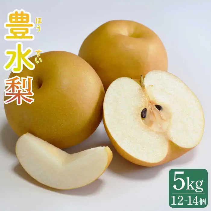 【2026年8月-発送】【南島原産】豊水 梨 （12個から14個） / 梨 なし ナシ 果物 フルーツ / 南島原市 / ながいけ [SCH038]