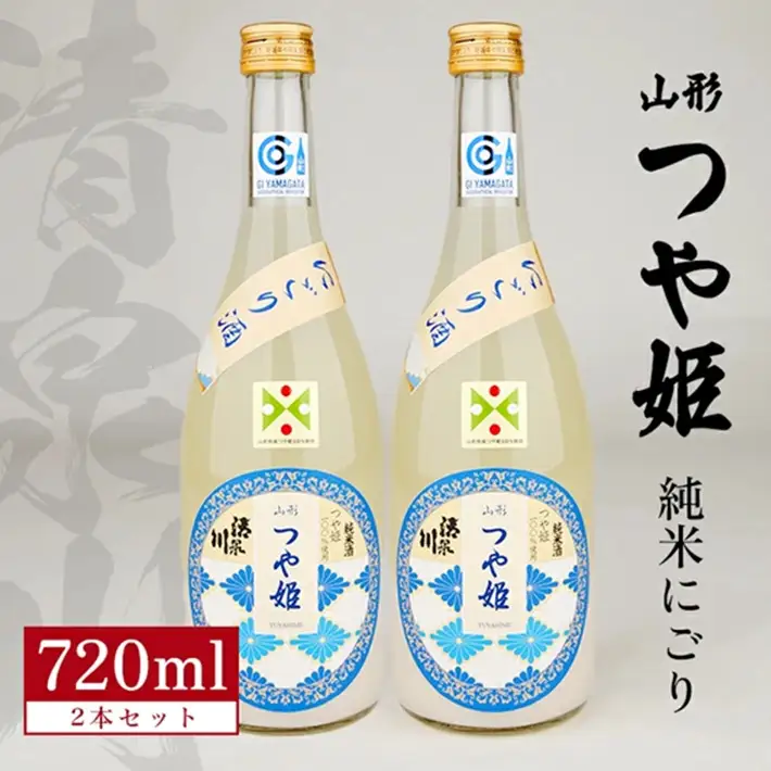 SB0927　清泉川 純米 山形つや姫 にごり酒　720ml×2本
