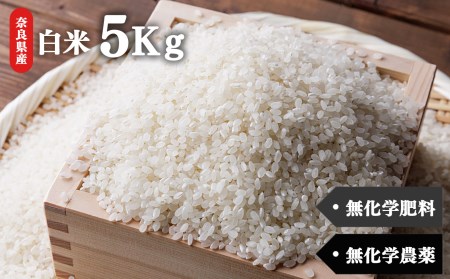 生命の農法（無化学農薬・無化学肥料栽培）お米（5kg）・白米【令和7年産】｜白米  お米 米  こめ コメ ひのひかり あきたこまち 奈良県 五條市