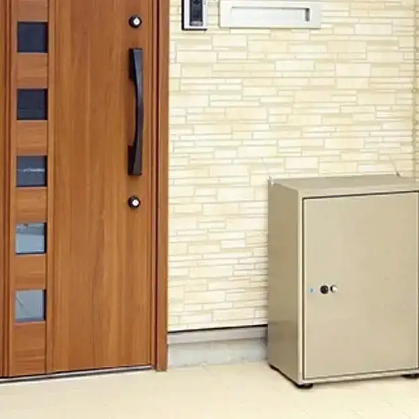 簡単設置 宅配ボックス 67cm 屋外 完成品 防水 宅配box [グリーンライフ]