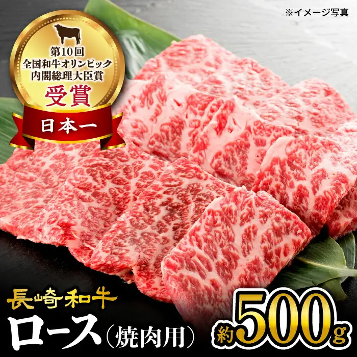 長崎和牛 焼肉用 ロース 約500g CEK132 焼肉 BBQ 