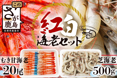 《受付再開》冷凍えびセット(芝えび500g・むき甘えび20尾）　A-143