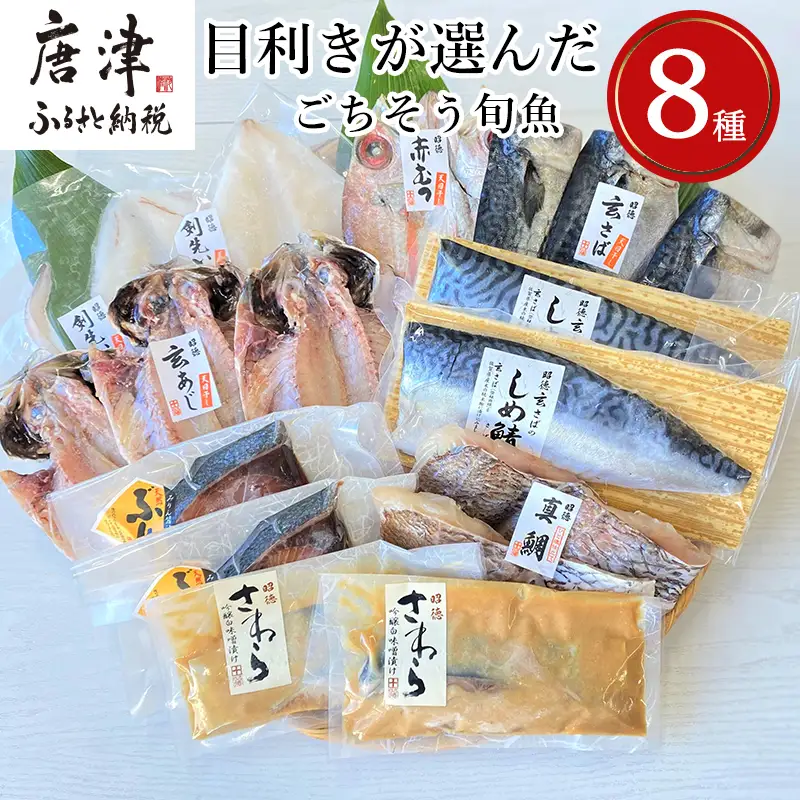 目利きが選んだごちそう旬魚 8種11枚7切 セット