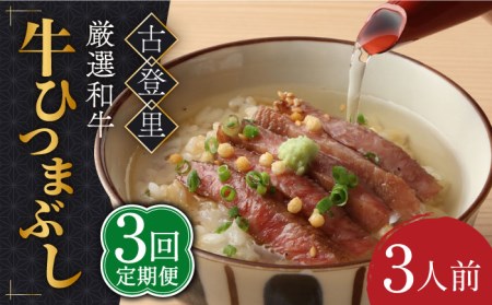 【3回定期便】牛ひつまぶし 3人前 [TCS007] 定期便 牛