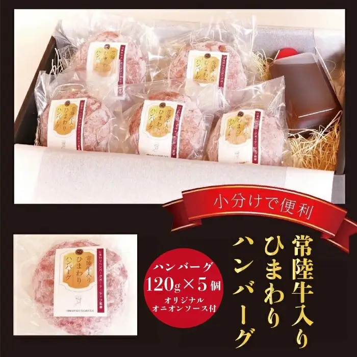 常陸牛入り ひまわりハンバーグ A73-005