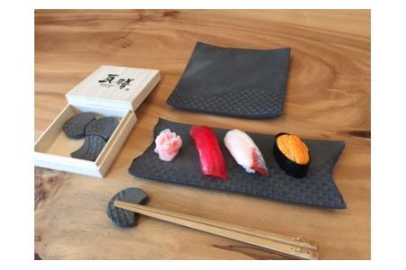 瓦膳（瓦のテーブルウェア）（菊間瓦製菊間町） [VD00610]