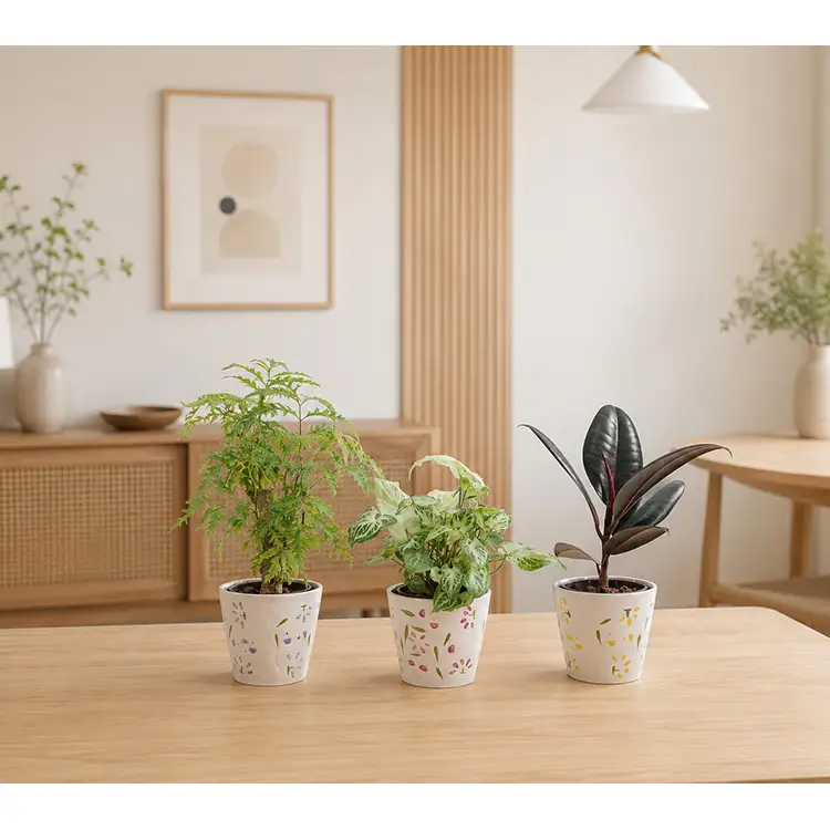 観葉植物 ハイミニフルール 3個セット
