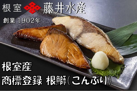 【北海道根室産】＜根室・藤井水産＞天然根鰤(こんぶり)切身セット A-42124