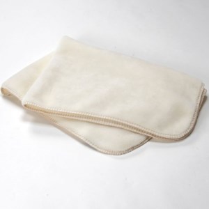 日本製 ウール毛布 メリノウール ベーシック ひざかけサイズ 70×100cm ナチュラルホワイト｜防臭 保温 通気性 暖かい 発熱 秋冬向け [3143]