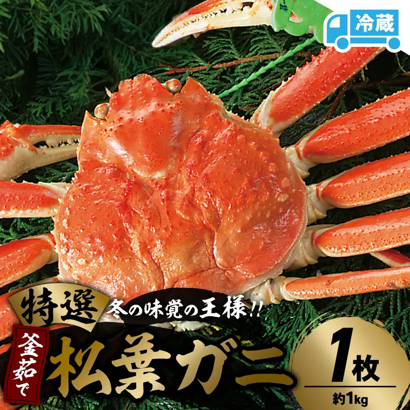 【先行予約】兵庫県香住産　特選釜茹で松葉ガニ【配送不可地域：離島】【1149881】