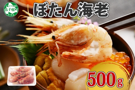 ボタンエビ 500g 海鮮 ぼたんえび ボタン海老 ぼたん海老 エビ 刺身 おつまみ 酒の肴 魚介 送料無料 16000円 北海道 弟子屈町 1311