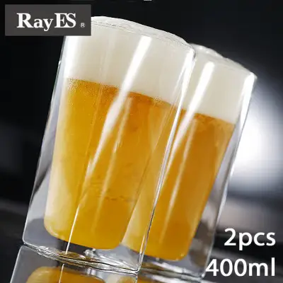 グラス ダブルウォールグラス 400ml ペアセット