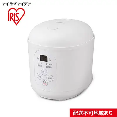 ジャー炊飯器 1.5合 RC-MF15-W ホワイト アイリスオーヤマ 炊飯器
